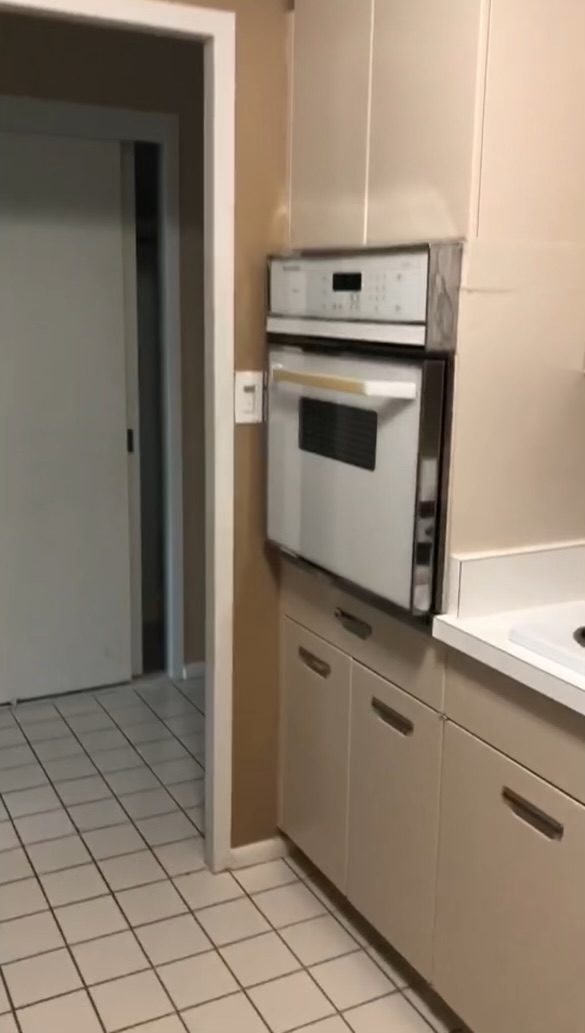 Lakeview condo, the wall oven wall, before we started